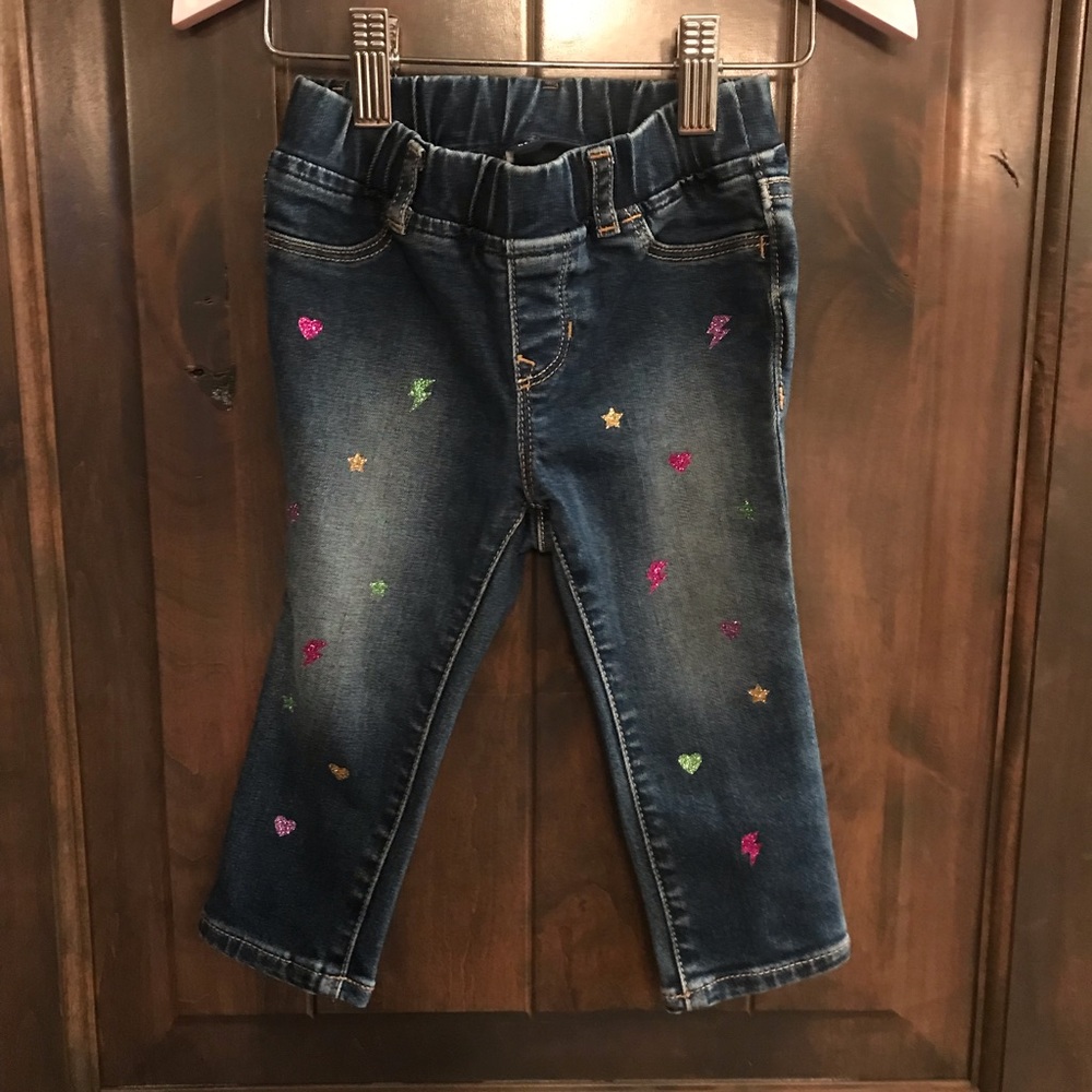 Baby gap size 18-24 months jeggings. Like new.